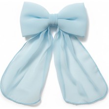 Jz Moda Büyük Boy Kuyruklu Şifon Fiyonk Otomatik Toka A