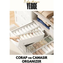 PremiumPort Iki Adet Çekmece ve Dolap Içi Düzenleyici, Raf ve Organizer Seti