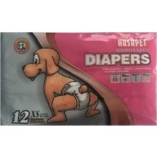 Feyza Design Yumuşak Köpek Alt Tuvalet Bezi, 12'li, Xsmall, Konforlu Kullanım