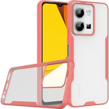 Eco Port Vivo Y35 Kılıf Platin Silikon - Pembe