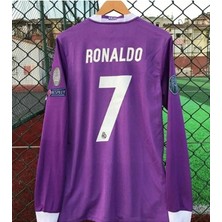 R.e.a.l M.a.d.r.i.d Cardiff 2017 Şampiyonlar Ligi Finali Cristiano Ronaldo Nostalji Forması