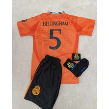 R.e.a.l.m.a.d.r.i.d Jude Bellingham 2024/25 Yeni Sezon Deplasman Çocuk Forması 4'lü Set (Syh-Armalı)