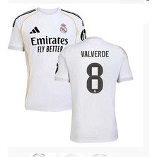 Real Madrid 2025-26 Yeni Sezon Valverde Iç Saha Forması