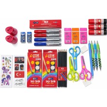 Tgb 27 Parça Öğrenci Kırtasiye Seti – Okul Için Tam Set