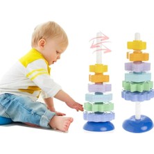 Depomiks Avm Bebek Oyuncak Dönen Çılgın Kuleler Eğitici Öğretici Duyusal Oyuncak