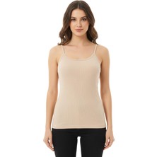 İntimo Kadın Ip Askılı Renkli Kaşkorse Güpürlü Atlet BGL-ST05184