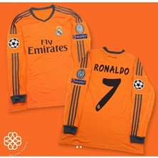 Real Madrid Cristiano Ronaldo Efsane Nostalji Forması (Uzun Kol)