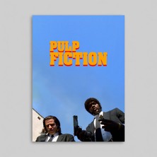 Orendart Pulp Fiction Movie Film Çerçeveli - Çerçevesiz Poster Tablo