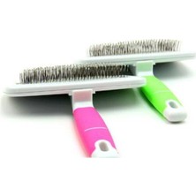 Feyza Design Iki Adet Evcil Hayvan Küçük Boy Taraklı Tarama Fırça Seti