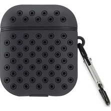 Magicool Airpods 3 (3.nesil) Spor Delikli Kılıf - Siyah-Siyah