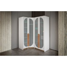 Doressa Shila 4 Kapılı Köşe Gardırop