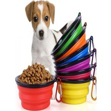 Feyza Design Katlanabilir Seyahat Mama ve Su Kabı, Kanca ile Pratik Kullanım