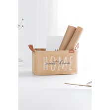 PremiumPort Katlanabilir Jüt Organizer, Çocuk Odası Için Saklama Sepeti 30X21X18