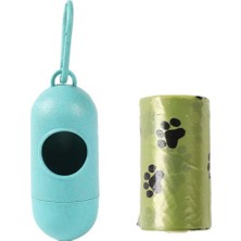 Feyza Design Mavi Köpek Dışkı Poşeti ve Taşıma Aparatı, 1 Rulo Dahil