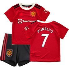 Manchester United Ronaldo 2021 Sezon Futbol Çocuk Forması 2'li Set