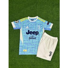 Juventus 2025/26 Yeni Sezon Kenan Yıldız Deplasman Çocuk Forması (Mavi)