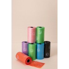 Feyza Design Pratik Köpek ve Kedi Dışkı Toplama Poşeti 4 Rulo, Kullanışlı ve Temiz.