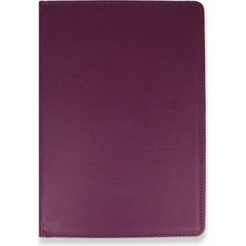 Hsc Bilişim Galaxy X800 Tab S8 12.4 Kılıf 360 Tablet Deri Kılıf - Mürdüm