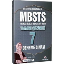 Dizgi Kitap 2026 Diyanet Işleri Başkanlığı Mesleki Bilgiler Seviye Tespit Sınavı Mbsts Tamamı Çözümlü 7 Deneme Sınavı