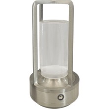 Helios Visium HS8131 Masa Lambası – 3 Renk Işık Seçenekli-Dimmerli-Dokunmatik | 1W LED |krom Kasa / Modern & Şık Tasarım