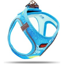 Feyza Design Nefes Alan Air-Mesh Kedi ve Köpek Göğüs Tasması, Yumuşak ve Dayanıklı