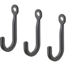 PremiumPort Pratik 3'lü Kanca Seti, Güçlü ve Çok Amaçlı Asma Çözümü