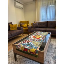 Karam Home Sicilya Seramik Desenli Runner / Italyan Seramik Desenli Runner