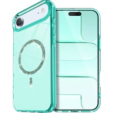 Hsc Bilişim Iphone 17 Air Live Diamond Magsafe Kapak - Yeşil