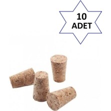 PremiumPort 10 Adet Konik Mantar Tıpa, Çeşitli Boyutlar, Dayanıklı ve Güvenilir