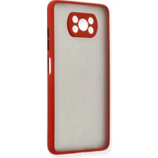 Hsc Bilişim Pocophone X3 Kılıf Montreal Silikon Kapak - Kırmızı