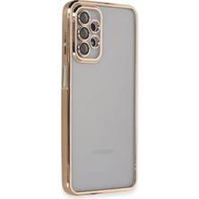 Hsc Bilişim Galaxy A23 4g Kılıf Lensli Silikon - Gold