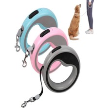 Feyza Design 2.5 Metre Otomatik Evcil Hayvan Gezdirme Tasma, Rahat ve Güvenli Kullanım