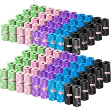 Feyza Design 50 Rulo Köpek Kaka Poşeti, 750 Parça, Dayanıklı ve Pratik Kullanım