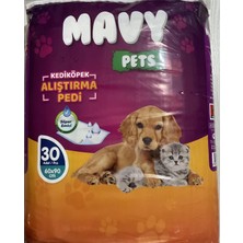 Feyza Design Mavi Pets Kedi ve Köpek Eğitim Pedi, 30'lu Paket, Konforlu ve Güvenli Kullanım