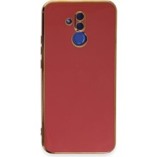 Hsc Bilişim Mate 20 Lite Kılıf Volet Silikon - Kırmızı