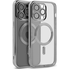 Hsc Bilişim Iphone 15 Kılıf Kross Magneticsafe Kapak - Gümüş