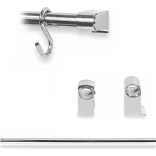 PremiumPort Çelik Mutfak Tezgah Askı Çubuğu 60CM, Dayanıklı ve Şık Tasarım