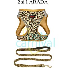 Feyza Design Air-Mesh Köpek ve Kedi Göğüs Tasması ile Gezdirme Sevk Kayışı Seti