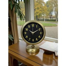 Norino Retro Elegance 25 x 20 cm Eskitme Metal Masa Saati