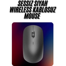 Toyigoo Kablosuz Bağlantı Yüksek Hassasiyetli Kablosuz Wireless Siyah Mouse TYGOO-RSHB34