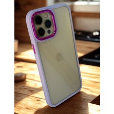 Aplus Renkli Silikon Çerçeveli Şeffaf Koruyucu Kılıf – Kalın Darbe Korumalı Kamera Çıkıntılı