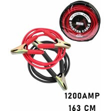 Toyigoo 1200 Amper Akü Takviye Kablosu 1.63MT - Pencereli Bez Çantalı (4881) TYGO-RSGO34
