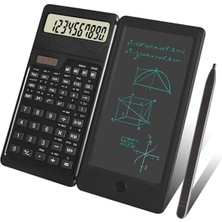 Toyigoo Silinebilir LCD Yazı Tabletli,kalemli Katlanabilir Bilimsel Hesap Makinesi (4881) TYGO-RSGO34