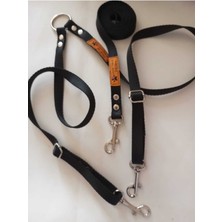 Feyza Design Iki Adet Köpek Gezdirme Kayışı, 1.5 M Sevk Kayışı, Ufak ve Orta Irklar