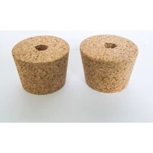 PremiumPort 2 Adet 19 Lt Delikli Mantar Tıpa, Fermentasyon Için, 36X52 mm H40