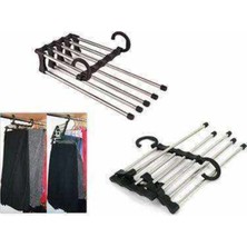 PremiumPort Esnek ve Kullanışlı 5'li Pantolon Askısı Seti, Rahat ve Pratik Kullanım