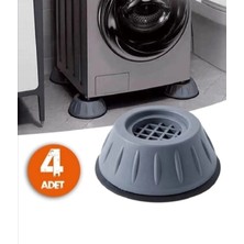 PremiumPort 4’lü Vantuzlu Titreşim ve Ses Önleyici Makine Ayağı Seti