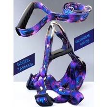 Feyza Design Konforlu Köpek Göğüs Tasması ve Gezdirme Kayışı Seti