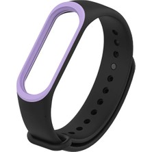 Toyigoo Mijobs Xiaomi Mi Band 3 Mi Band 4 Çift Renk  Silikon Kayış KORDON-(5775) TYGOO-RSHB34