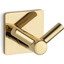 PremiumPort Yapışkanlı Gold Renk Askı 45MM, Pratik ve Şık Depo Çözümü